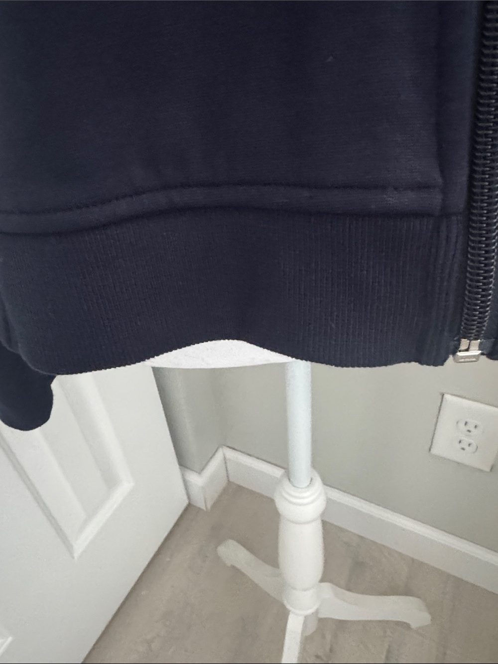 Talbots Navy Zip-Front Jacket - Picture 5 of 8